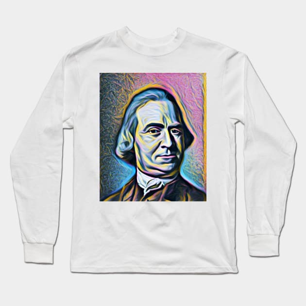 Samuel Adams Portrait | Samuel Adams Artwork 10 Long Sleeve T-Shirt by JustLit